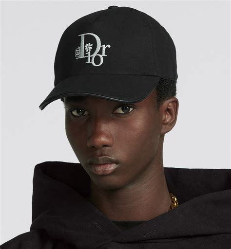 gorra dior negra|Gorra Dior Greek Mezcla de algodón negra.